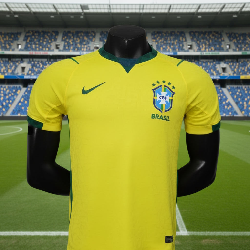 2026 Brazil Home Player Version Soccer Jersey